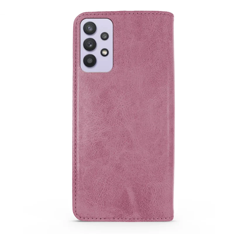 Capa Apokin para Samsung Galaxy A73 5G Pele Sintética com Ranhura para Cartão Vermelho - Imagem 6