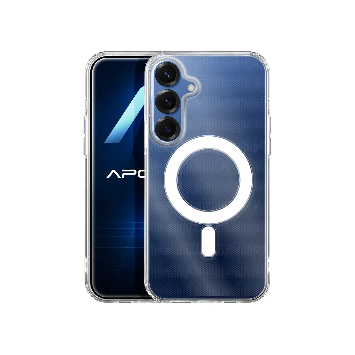 Capa Apokin Premium Transparente com Íman para Samsung Galaxy S25 - Imagem 1