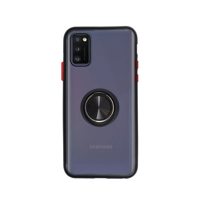 Capa de Gel Apokin Magnética com Suporte Fumada para Samsung Galaxy A41 Azul - Imagem 5