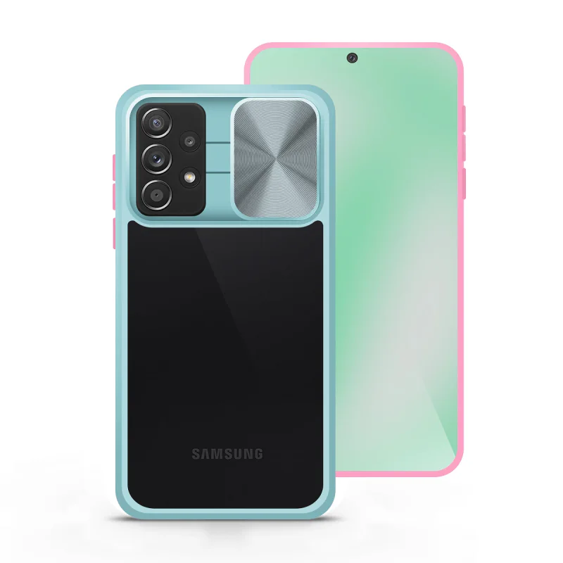 Capa Apokin para Samsung Galaxy A52 5G Gel Antichoque com Tampa Deslizante para Câmara Variedade de cores - Imagem 2