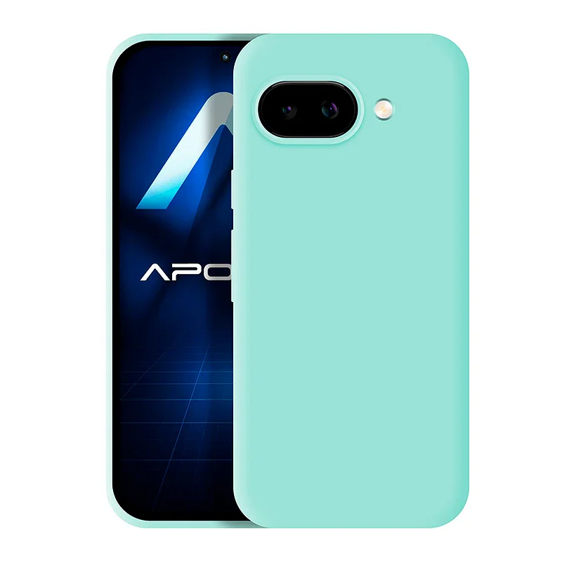 Capa Apokin em Silicone Macio para Google Pixel 9a Cor: Preto - Imagem 3