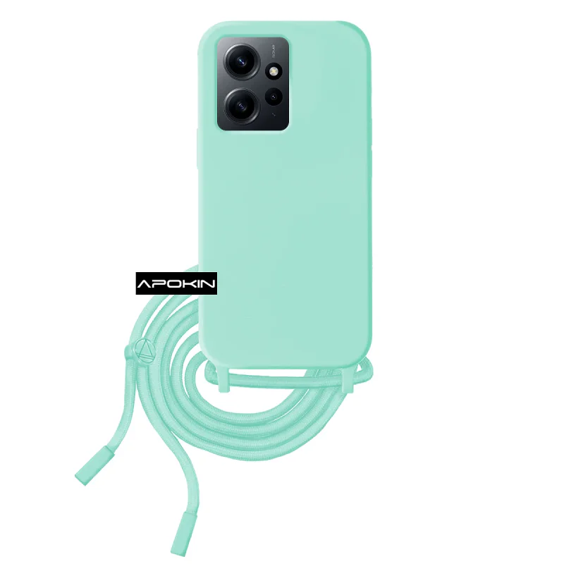 Capa Apokin para Xiaomi Redmi Note 12 4G Flexível com Cordão Lilás - Imagem 2