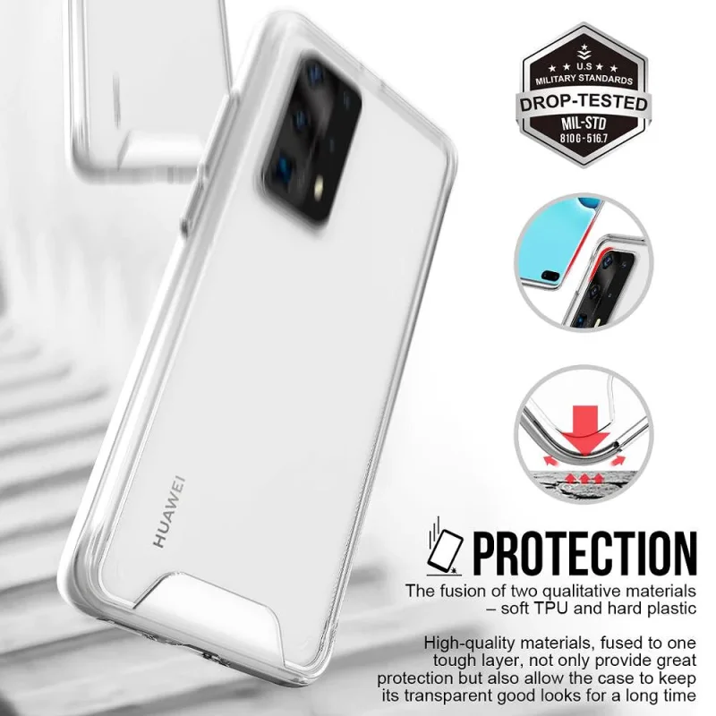 Capa Apokin Space para Oppo A17 Transparente - Imagem 2