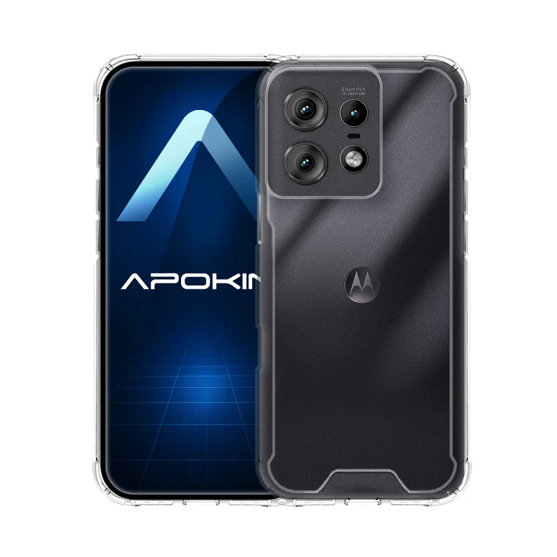 Capa Apokin Motorola Edge 50 Pro Transparente Antichoque - Imagem 1