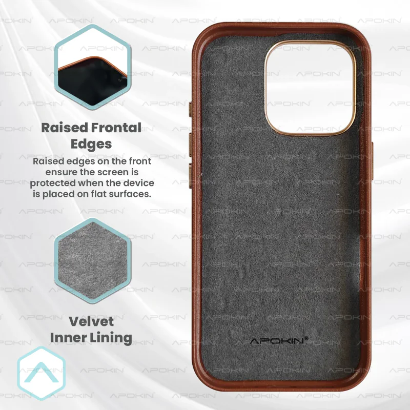 Capa Apokin para iPhone 14 Pro Max com Montagem Automática Rosa claro - Imagem 4
