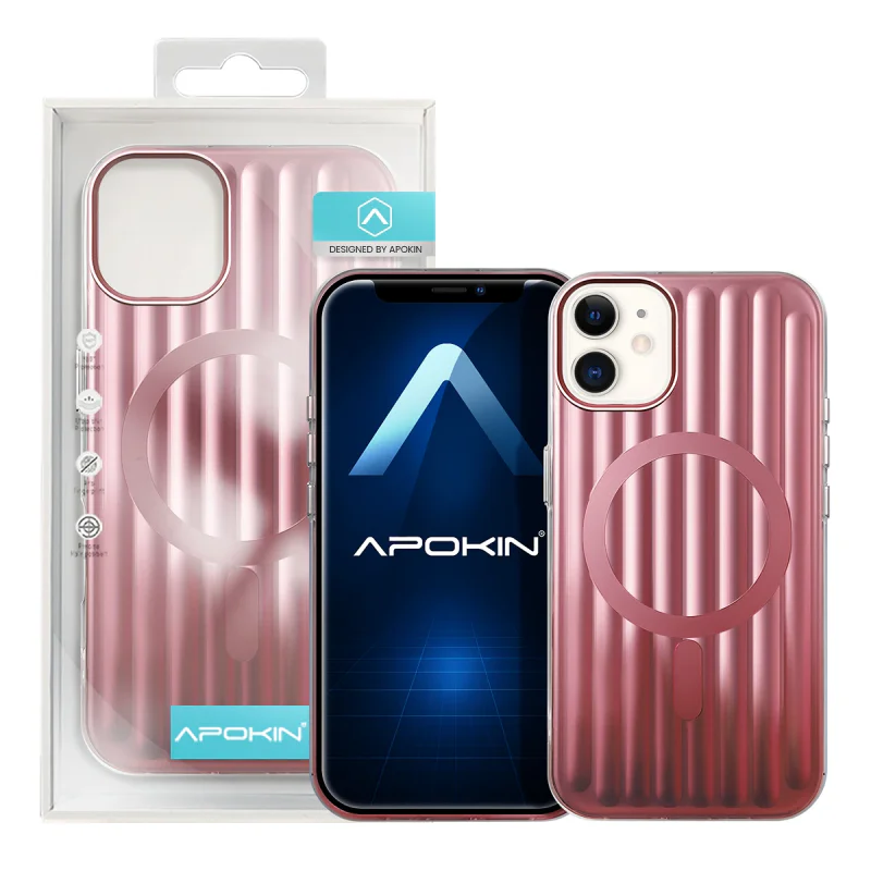 Capa Apokin Mate Metalizada com MagSafe para iPhone 11 Variedade de cores - Imagem 3