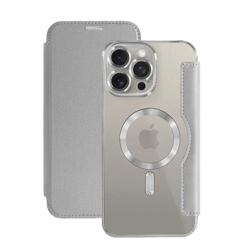 Capa Apokin para iPhone 15 Pro Max Mocome Cromada com MagSafe Preto - Imagem 6