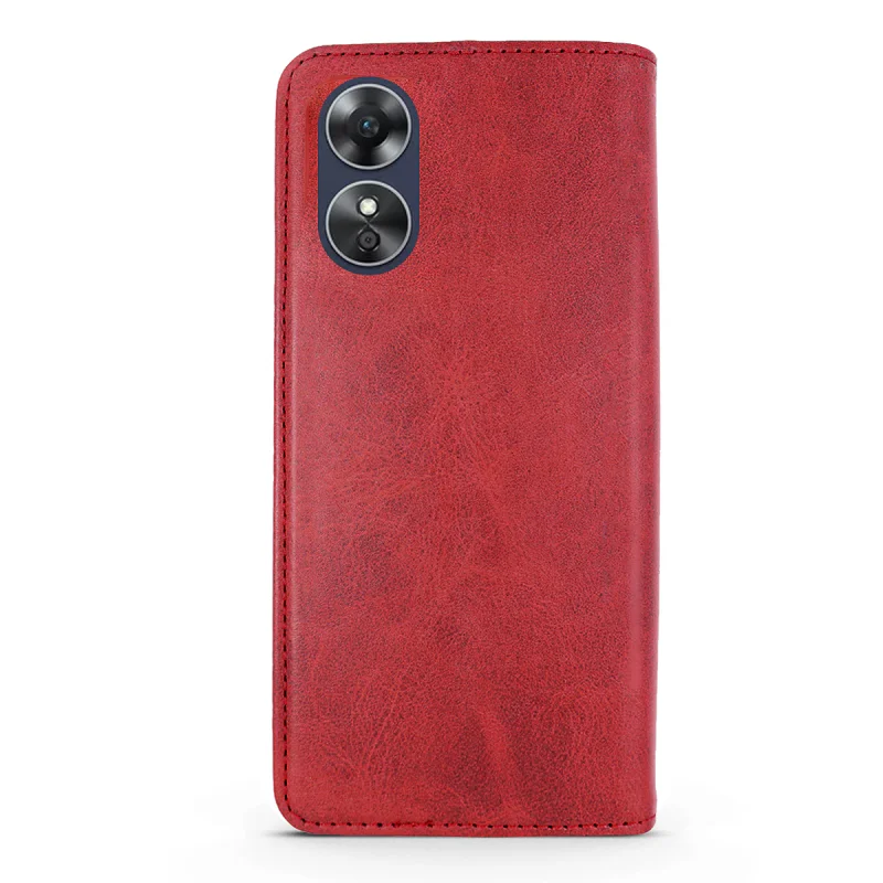 Capa Livro Apokin para Oppo A17 em Pele Sintética com Porta-Cartões Preto - Imagem 5