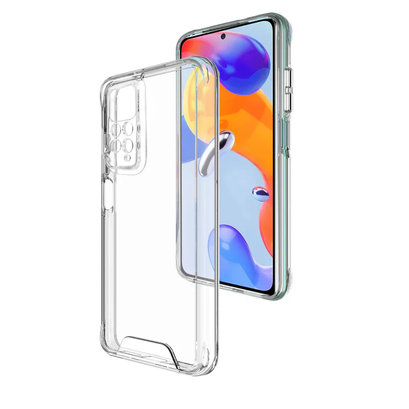 Capa Apokin para Xiaomi Redmi Note 11 Pro 5G Acrílica Rígida Space Transparente