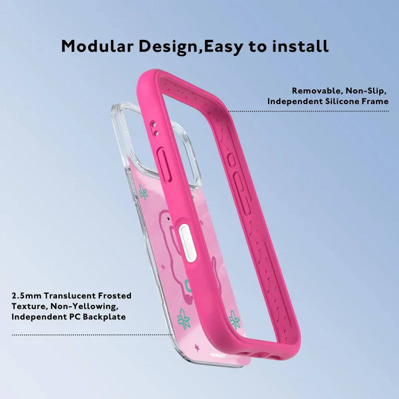 Capa Apokin Youngkit Dino Flor para iPhone 17 Pro e 18 Pro - Imagem 3