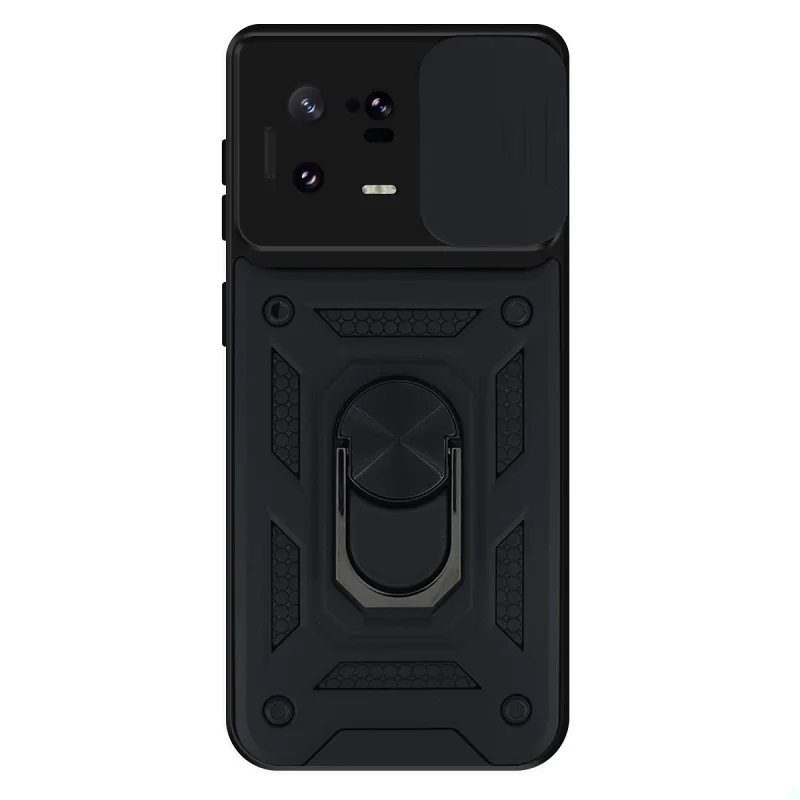 Capa com Anel Suporte e Proteção Deslizante de Câmara Apokin para Xiaomi 13 Lite Preto - Imagem 5