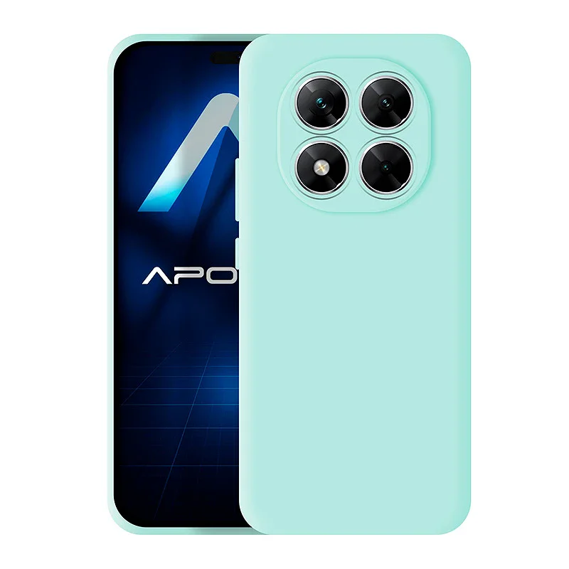 Capa Apokin para Xiaomi Poco X7 Silicone Macio Preto - Imagem 3