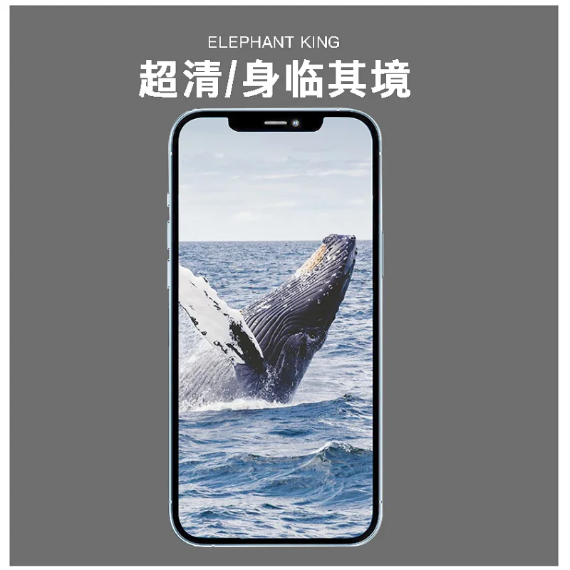 Película de Vidro Temperado Apokin de Privacidade para iPhone 6 Plus / 7 Plus / 8 Plus Preto - Imagem 5