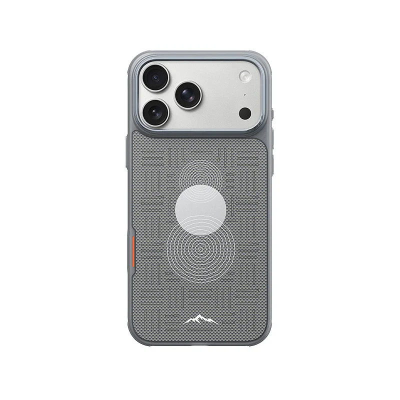Capa Apokin para iPhone 17 Pro Max / 18 Pro Max Magnética em Fibra de Aramida Laranja - Imagem 6