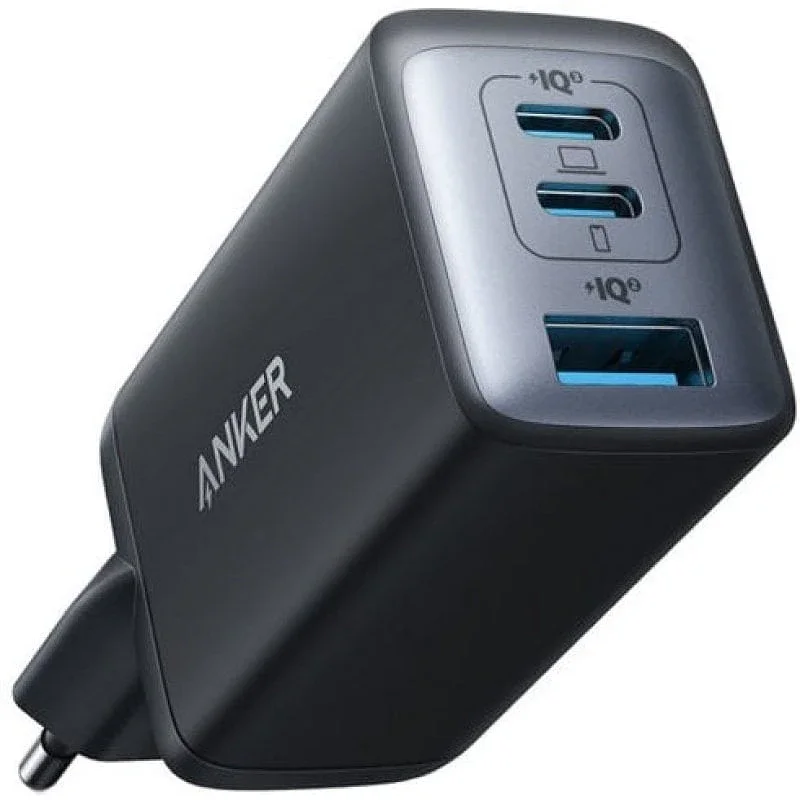 Carregador de Parede Apokin Prime 65 W 1x USB e 2x USB-C Preto