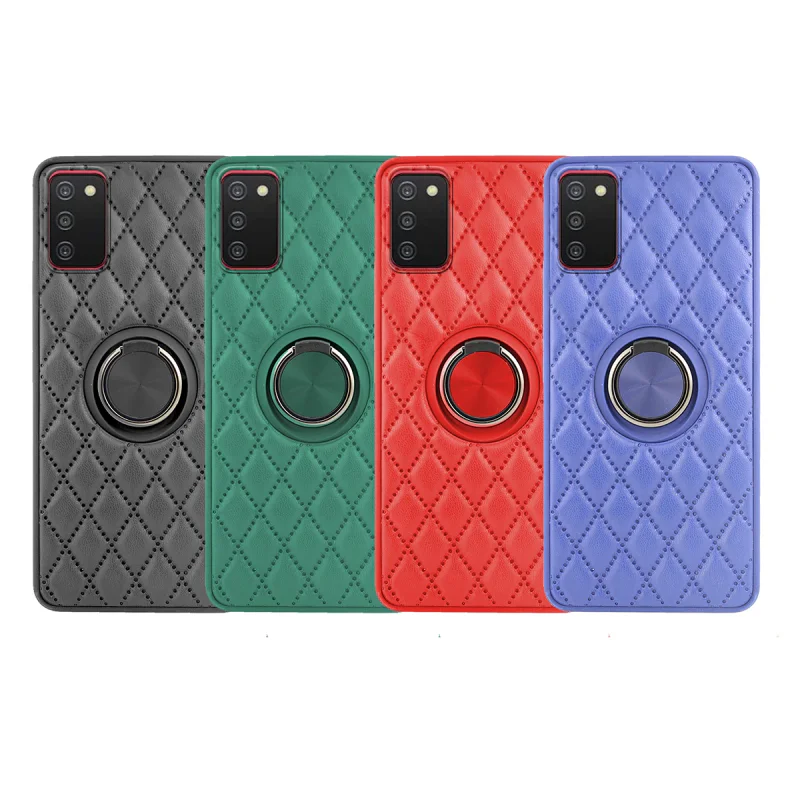 Capa Magnética Apokin Chamel para Samsung Galaxy A03 com Suporte Azul - Imagem 1