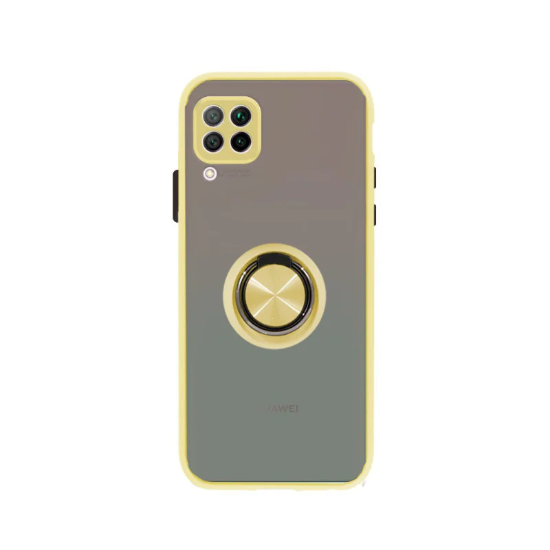 Capa Apokin para Huawei P40 Lite em Gel Fumada com Suporte Verde - Imagem 3