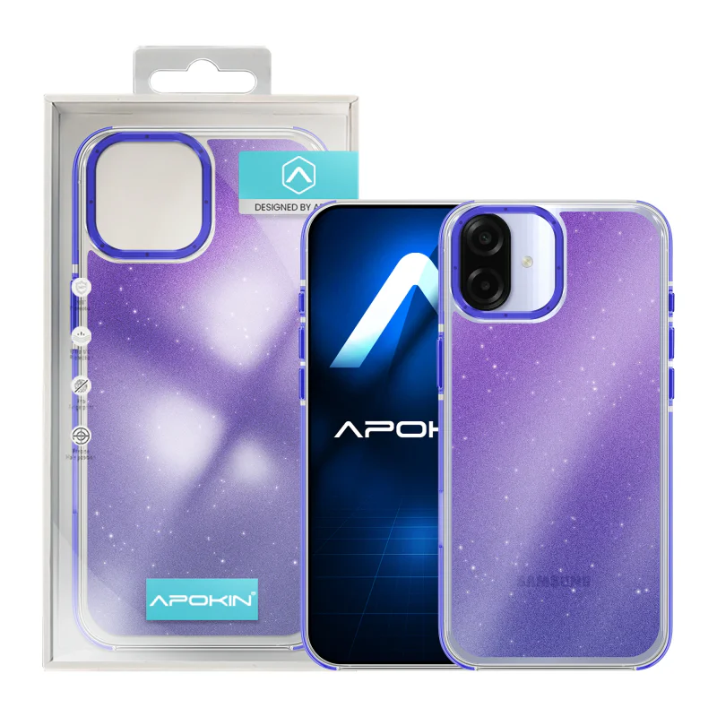 Capa Apokin Acrílica com Glitter para Samsung Galaxy A07 Preto - Imagem 4