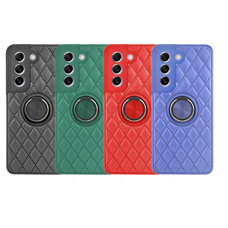 Capa Magnética Apokin Chamel Efeito Fumado com Suporte para Samsung Galaxy S21 FE Preto - Imagem 1
