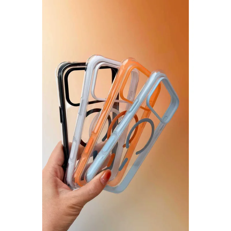 Capa Apokin Antichoque Transparente com MagSafe para iPhone 17 Pro Variedade de cores - Imagem 2