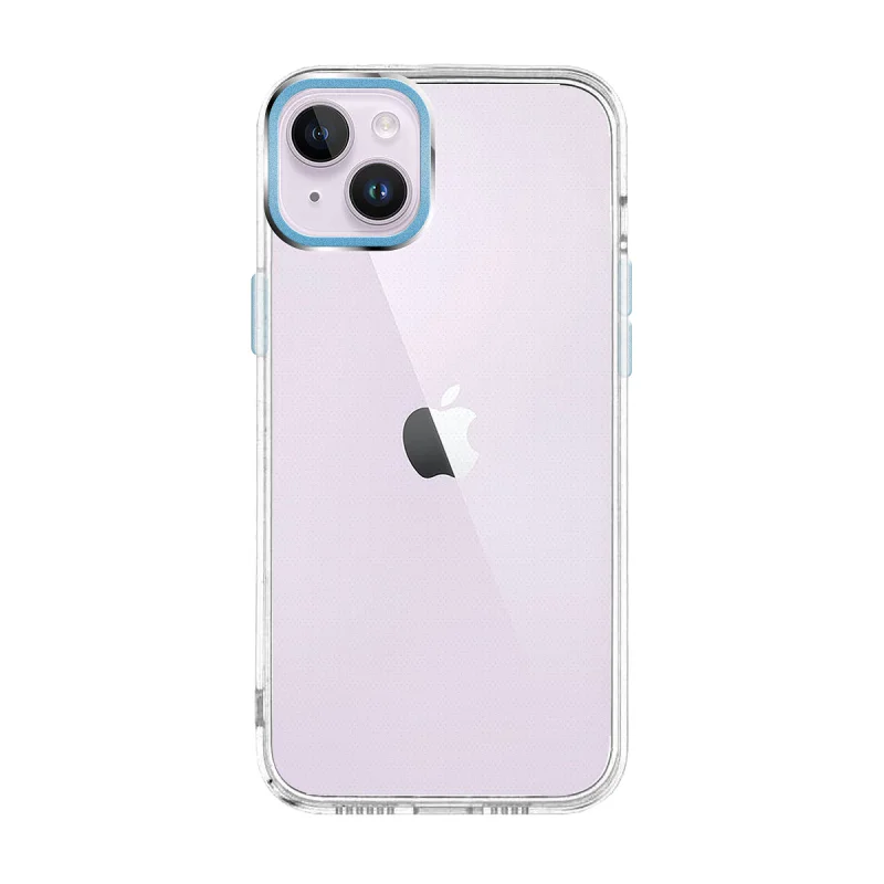 Capa Apokin Anti-Choque V2 para iPhone 14 Plus com Aro de Câmara em Alumínio Variedade de cores - Imagem 6