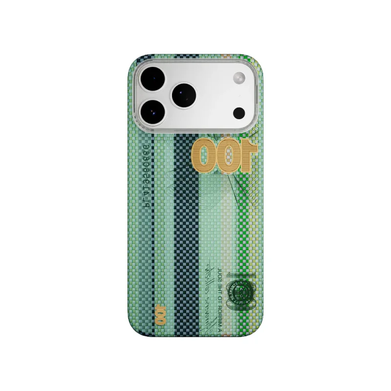 Capa Apokin Airity Series para Apple iPhone 17 Pro Max e 18 Pro Max em Fibra de Aramida Verde