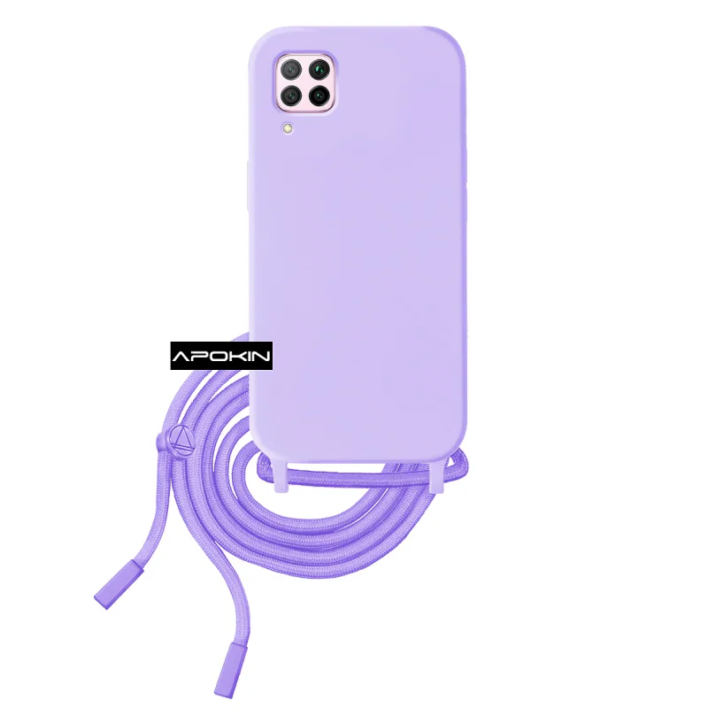 Capa Apokin para Huawei P40 Lite Suave com Cordão Preto - Imagem 4