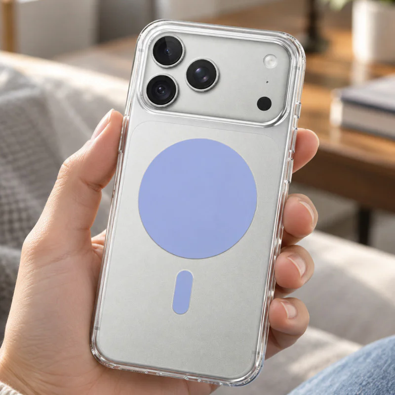 Capa Apokin para Apple iPhone 17 Pro Max / 18 Pro Max Transparente MagSafe Variedade de cores - Imagem 2