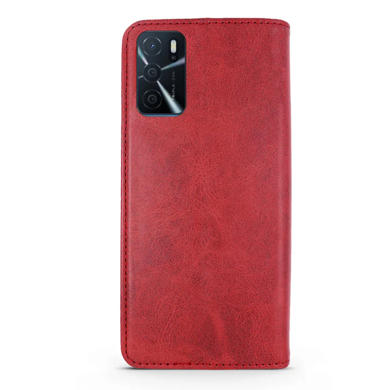 Capa Livro Flip Apokin para Oppo A77 em Pele Sintética com Porta-cartões Rosa - Imagem 5