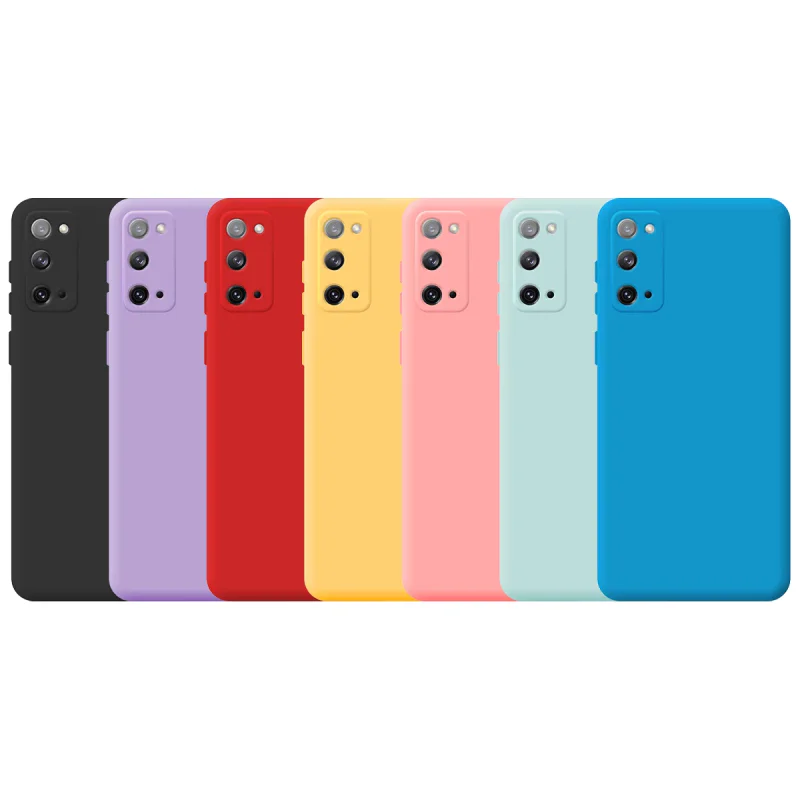 Capa de Silicone Apokin com Proteção de Câmara 3D para Samsung Galaxy S20 FE Lilás - Imagem 1