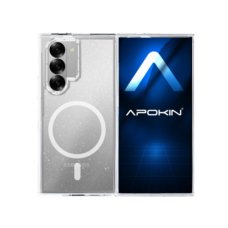 Capa Apokin para Samsung Galaxy Z Fold 6 com Brilhos Preto - Imagem 4