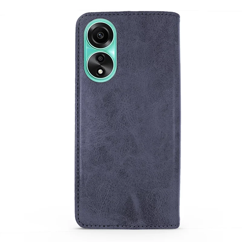Capa Flip Apokin para Oppo A78 4G em Pele com Porta-Cartões Cor: Variedade de cores - Imagem 5