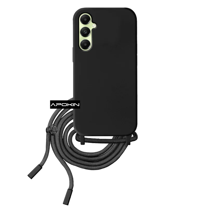 Capa Apokin para Samsung Galaxy A05s Suave com Cordão Rosa - Imagem 6