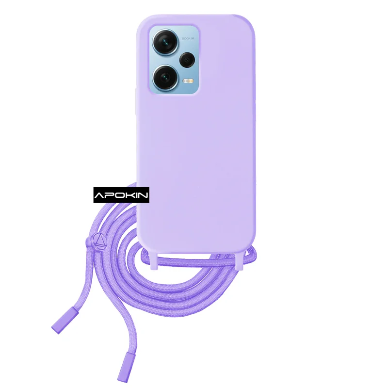 Capa Flexível Apokin para Xiaomi Redmi Note 12 Pro Plus com Cordão Variedade de cores - Imagem 4