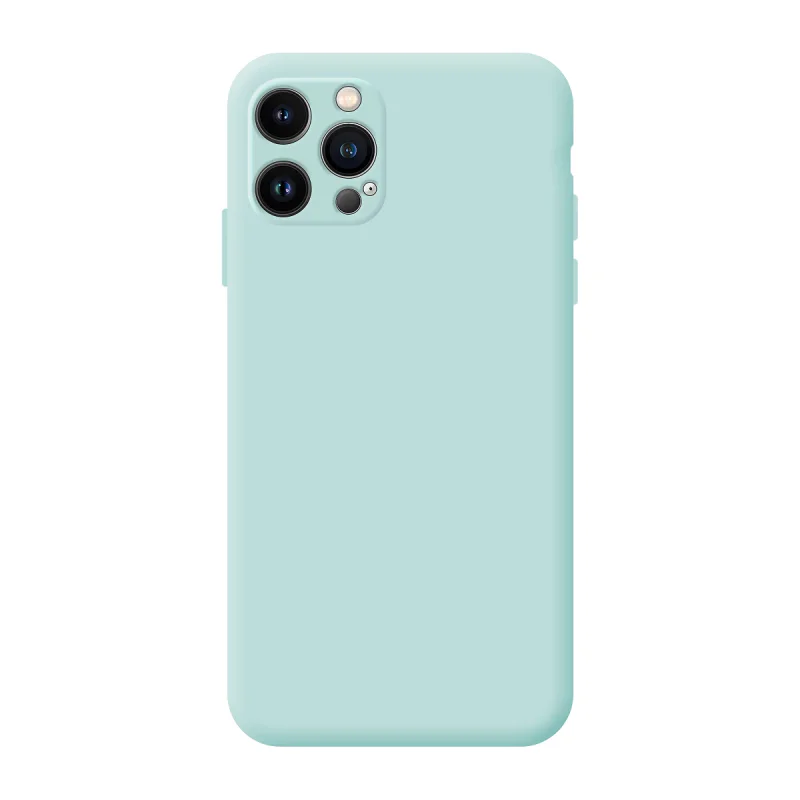 Capa de Silicone Macio Apokin para iPhone 12 Pro com Proteção de Câmara 3D Azul - Imagem 3