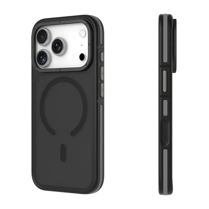 Capa Apokin Youngkit Areia Rochosa para iPhone 17 Pro e iPhone 18 Pro Preto