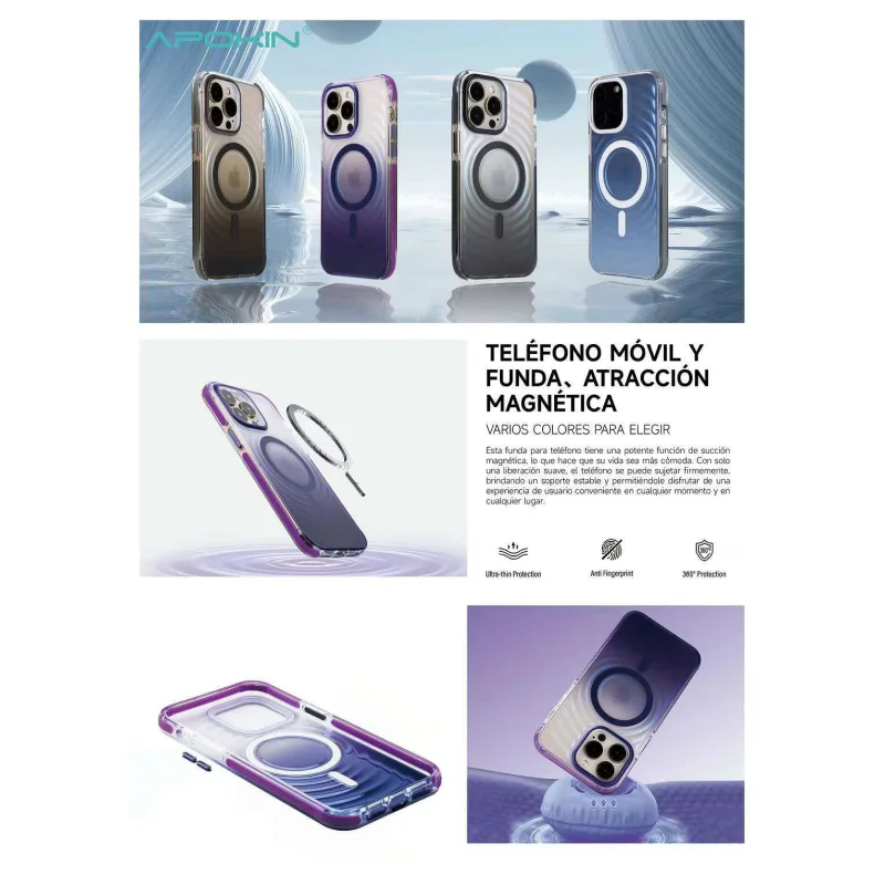 Capa Acrílica Apokin MagWave com MagSafe para iPhone 16 Plus Cor 4 - Imagem 2
