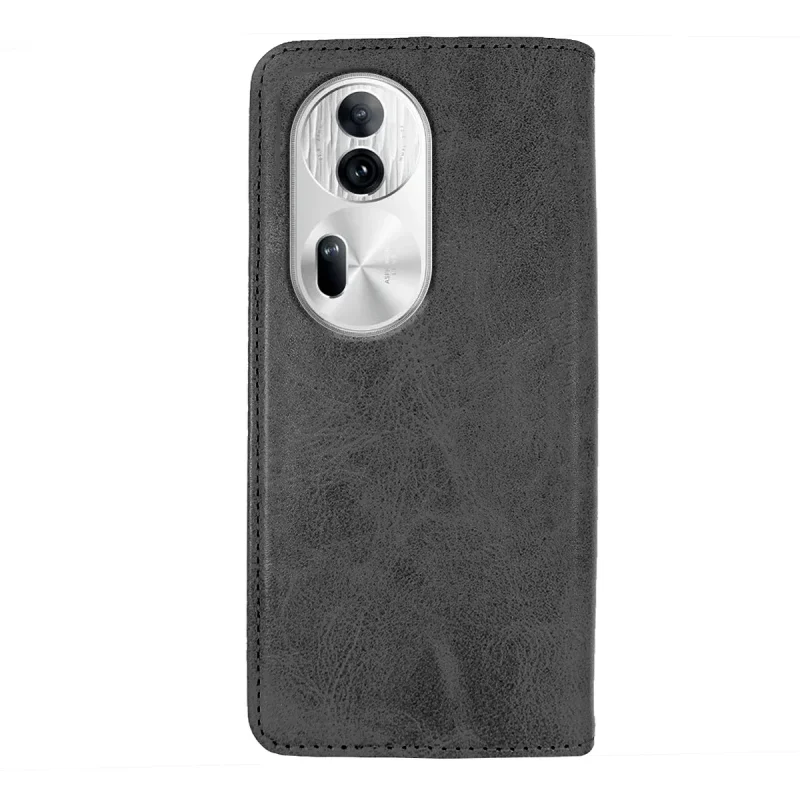 Capa Livro com Porta-Cartões Apokin para Oppo Reno 11 Pro em Pele Sintética Azul - Imagem 4