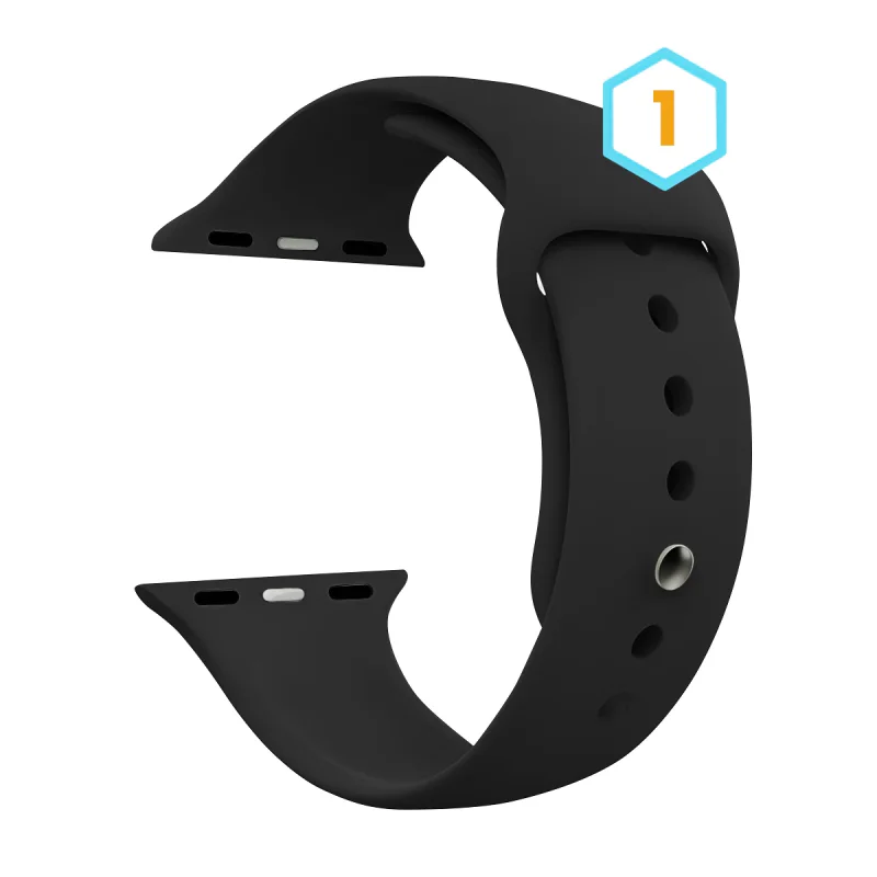 Bracelete de Silicone Apokin para Apple Watch 38 mm, 40 mm e 41 mm Cor 13 - Imagem 2