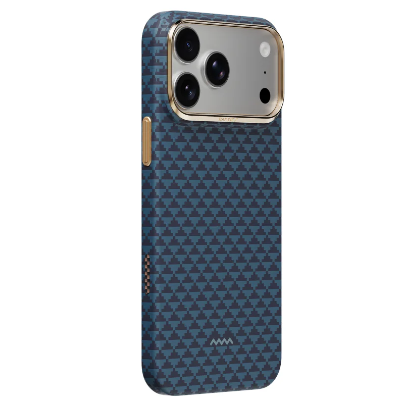 Capa Apokin Raptic Aramid Skin para iPhone 18 Pro Max com MagSafe Preto escuro - Imagem 3