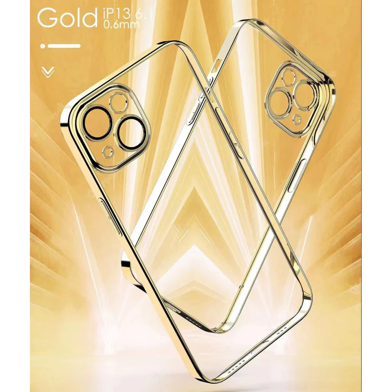 Capa Rígida com Contorno Cromado para iPhone 12 Prata - Imagem 5