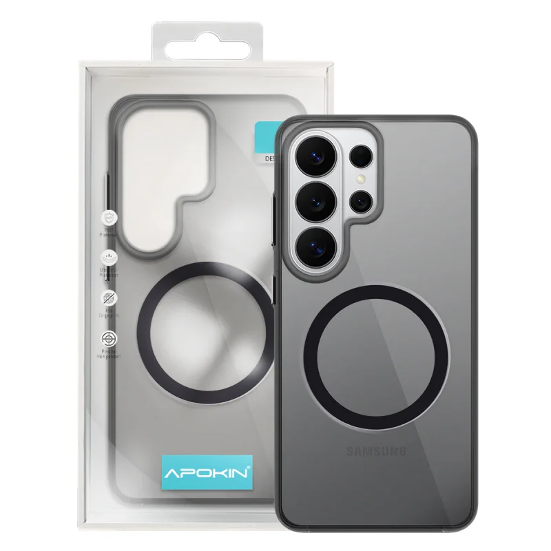 Capa Apokin para Samsung Galaxy S26 Ultra Policarbonato com MagSafe Transparente - Imagem 3
