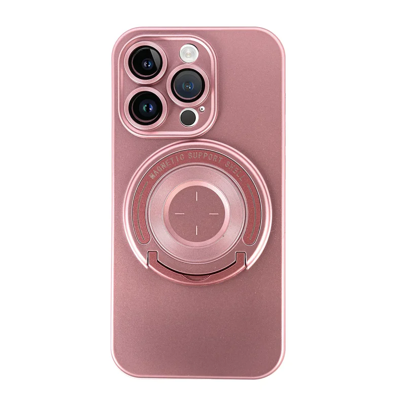 Capa Apokin Silicone Metalizada com Suporte para iPhone 13 Pro Max Variedade de cores - Imagem 4
