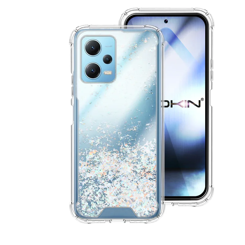 Capa Apokin para Xiaomi Redmi Note 12 4G Gel Transparente com Purpurina Variedade de cores - Imagem 5