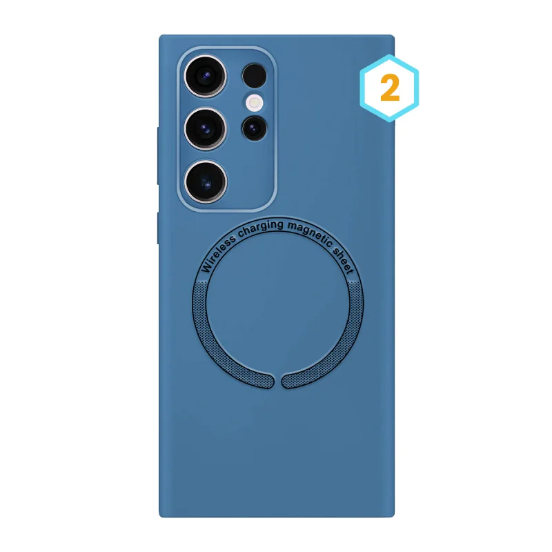 Capa Apokin para Samsung Galaxy S23 Ultra Silicone Líquido com MagSafe Modelo 10 - Imagem 3