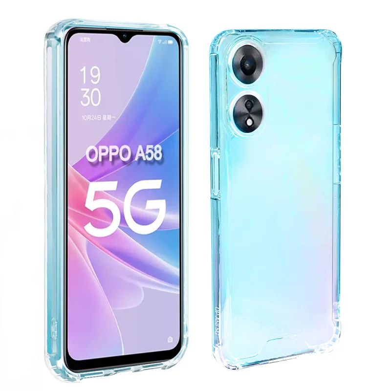 Capa Apokin para Oppo A58 Transparente Antichoque