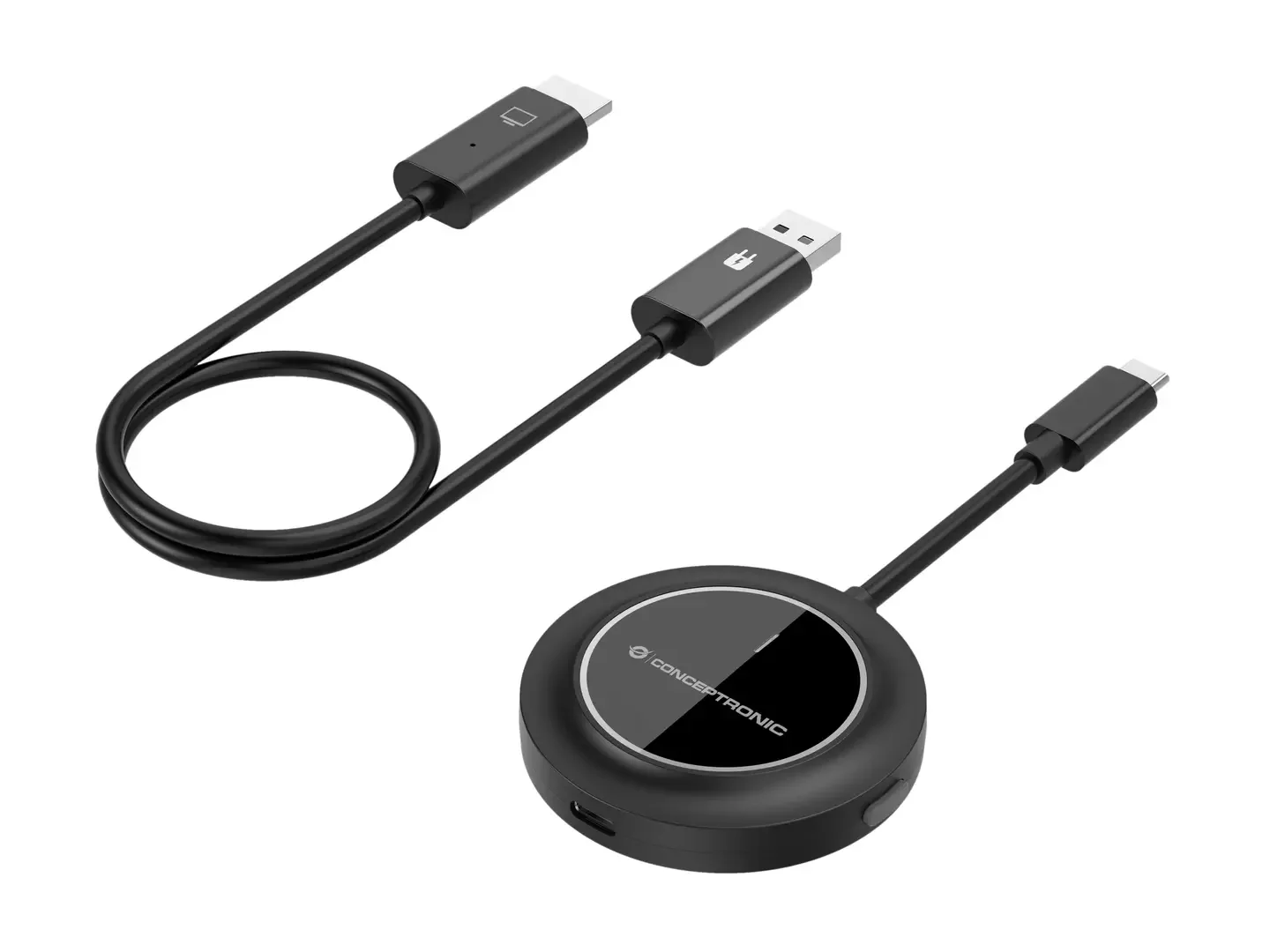Kit Display Sem Fios Conceptronic ATHERIC01B USB-C para HDMI 1080p até 30 m - Imagem 1