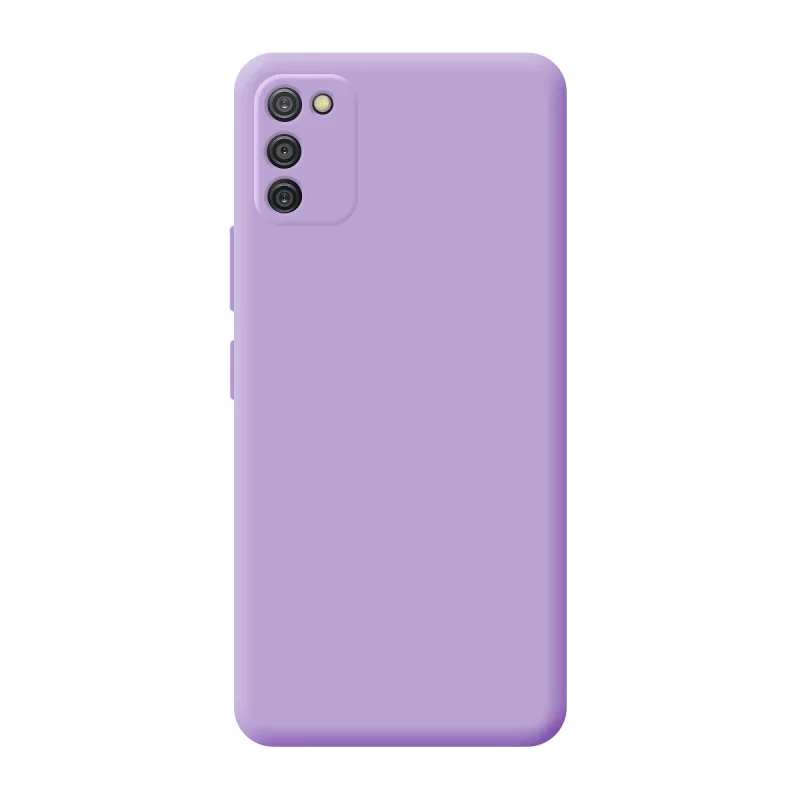 Capa Apokin para Samsung Galaxy A03s em Silicone Macio com Proteção de Câmara 3D Azul Turquesa - Imagem 6