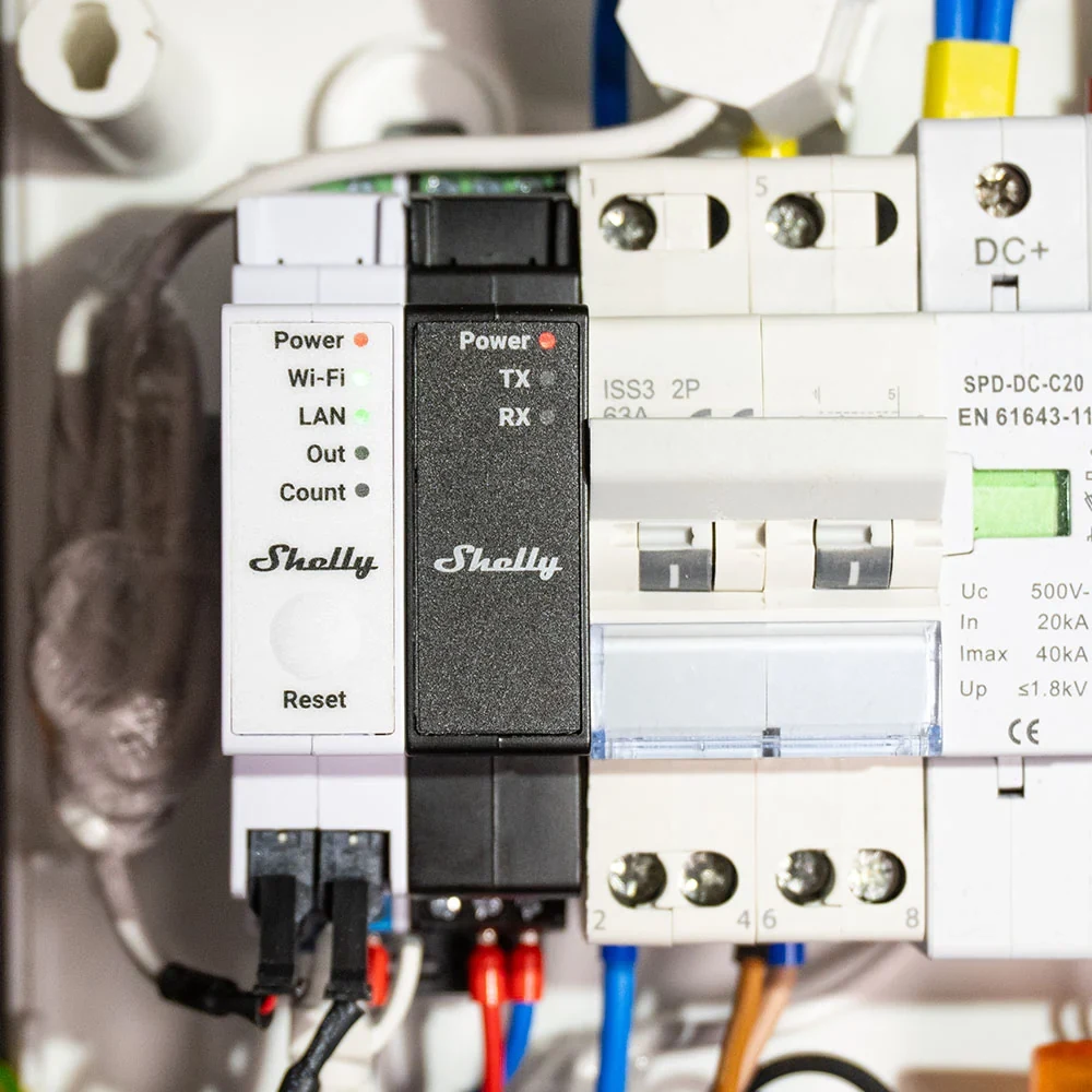 Módulo de Expansão Shelly Pro Modbus Add-on RS485 para Calha DIN - Imagem 7