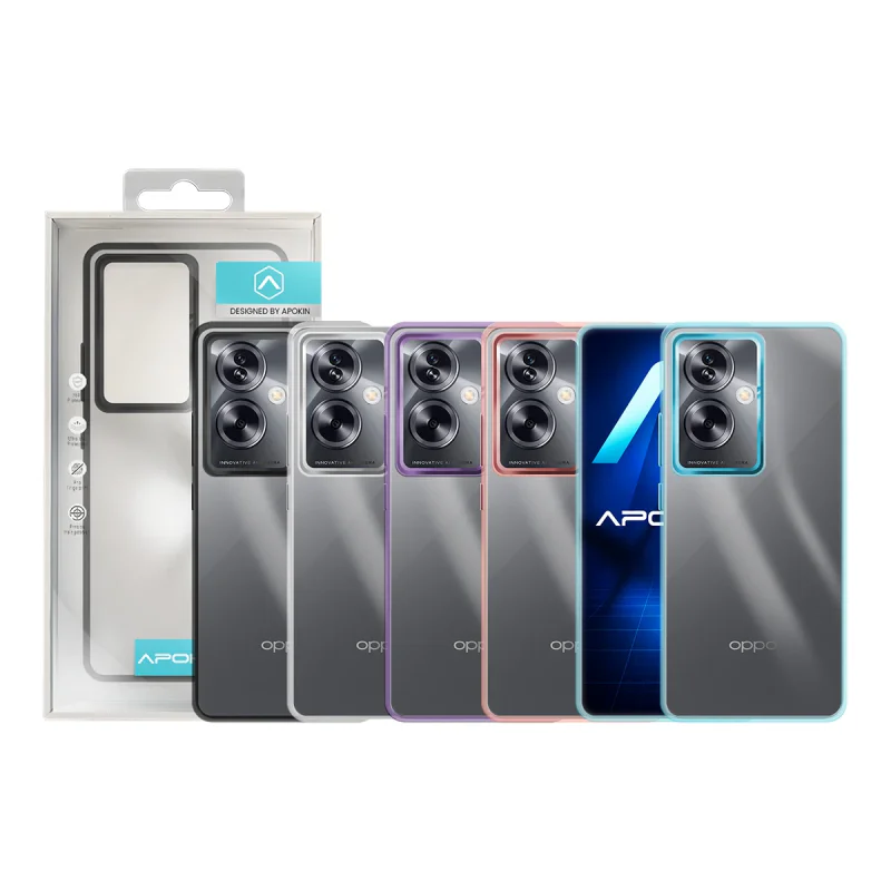 Capa Apokin para Oppo A79 Acrílica Transparente Lilás